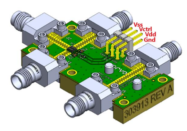 Mechanical Drawing - Qorvo QPC2320EVB Evaluation Board